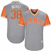 San Francisco Giants #38 Michael Morse Beast Majestic Gray 2017 Players Weekend Jersey JiaSu,baseball caps,new era cap wholesale,wholesale hats