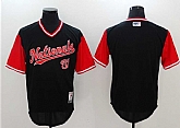 Washington Nationals Blank Majestic Navy Players Weekend Mlb Jerseys,baseball caps,new era cap wholesale,wholesale hats