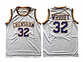Crenshaw Love And Baskeball #32 Monica Wright White Stitched Movie Jersey,baseball caps,new era cap wholesale,wholesale hats