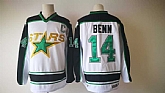Dallas Stars #14 Jamie Benn White Throwback CCM Hockey Jersey,baseball caps,new era cap wholesale,wholesale hats