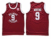 Hillman College Theater #9 Dwayne Wayne Red Mesh Stitched Movie Jersey,baseball caps,new era cap wholesale,wholesale hats
