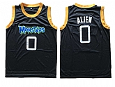Monstars #0 Alien Black Space Jam Stitched Movie Jersey,baseball caps,new era cap wholesale,wholesale hats