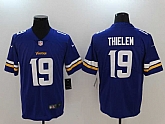 Nike Minnesota Vikings #19 Adam Thielen Purple Vapor Untouchable Player Limited Jerseys,baseball caps,new era cap wholesale,wholesale hats
