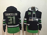 Seattle Seahawks 31 Kam Chancellor Black All Stitched Hooded Sweatshirt,baseball caps,new era cap wholesale,wholesale hats