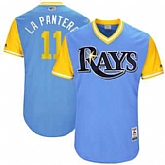 Tampa Bay Rays #11 Adeiny Hechavarria La Pantera Majestic Light Blue 2017 Players Weekend Jersey JiaSu,baseball caps,new era cap wholesale,wholesale hats