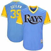 Tampa Bay Rays #39 Kevin Kiermaier Outlaw Majestic Light Blue 2017 Players Weekend Jersey JiaSu,baseball caps,new era cap wholesale,wholesale hats