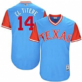 Texas Rangers #14 Carlos Gomez El Titere Majestic Light Blue 2017 Players Weekend Jersey JiaSu,baseball caps,new era cap wholesale,wholesale hats