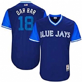Toronto Blue Jays #18 Darwin Barney Dar Bar Majestic Royal 2017 Players Weekend Jersey JiaSu,baseball caps,new era cap wholesale,wholesale hats