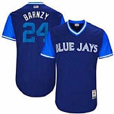 Toronto Blue Jays #24 Danny Barnes Barnzy Majestic Royal 2017 Players Weekend Jersey JiaSu,baseball caps,new era cap wholesale,wholesale hats