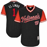 Washington Nationals #1 Wilmer Difo El Lindo Majestic Navy 2017 Players Weekend Jersey JiaSu,baseball caps,new era cap wholesale,wholesale hats