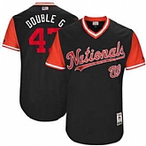 Washington Nationals #47 Gio Gonzalez Double G Majestic Navy 2017 Players Weekend Jersey JiaSu,baseball caps,new era cap wholesale,wholesale hats