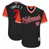 Washington Nationals #7 Trea Turner Triple T Majestic Navy 2017 Players Weekend Jersey JiaSu,baseball caps,new era cap wholesale,wholesale hats