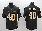 Nike Arizona Cardinals #40 Pat Tillman Anthracite Gold Salute to Service Limited Jersey,baseball caps,new era cap wholesale,wholesale hats