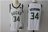Nike Milwaukee Bucks #34 Giannis Antetokounmpo White Stitched NBA Jersey,baseball caps,new era cap wholesale,wholesale hats