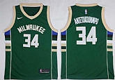 Bucks #34 Giannis Antetokounmpo Green Nike Swingman Stitched NBA Jersey,baseball caps,new era cap wholesale,wholesale hats