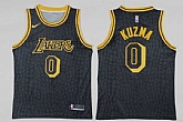 Los Angeles Lakers #0 Kyle Kuzma Black Nike Swingman Stitched NBA Jersey,baseball caps,new era cap wholesale,wholesale hats