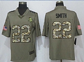 Nike Vikings #22 Harrison Smith Olive Camo Salute To Service Limited Jersey,baseball caps,new era cap wholesale,wholesale hats