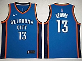 Thunder #13 Paul George Blue Nike Swingman Stitched NBA Jersey,baseball caps,new era cap wholesale,wholesale hats