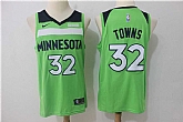 Timberwolves #32 Karl-Anthony Towns Green Nike Swingman Stitched NBA Jersey,baseball caps,new era cap wholesale,wholesale hats