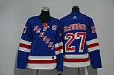 Women New York Rangers #27 Ryan McDonagh Blue Adidas Stitched Jersey,baseball caps,new era cap wholesale,wholesale hats