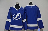 Women Tampa Bay Lightning Blank Blue Adidas Stitched Jersey,baseball caps,new era cap wholesale,wholesale hats