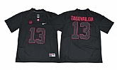 Alabama Crimson Tide #13 Tua Tagovailoa Black College Football Jersey,baseball caps,new era cap wholesale,wholesale hats