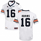 Auburn Tigers #16 Devin Adams White College Football Jersey DingZhi,baseball caps,new era cap wholesale,wholesale hats
