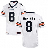Auburn Tigers #8 Cassanova McKinzy White College Football Jersey DingZhi,baseball caps,new era cap wholesale,wholesale hats