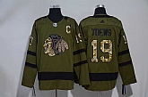 Chicago Blackhawks #19 Jonathan Toews Olive Adidas Stitched Jersey,baseball caps,new era cap wholesale,wholesale hats