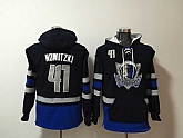 Mavericks #41 Dirk Nowitzki Black All Stitched Hooded Sweatshirt,baseball caps,new era cap wholesale,wholesale hats