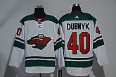 Minnesota Wild #40 Devan Dubnyk White Adidas Stitched Jersey,baseball caps,new era cap wholesale,wholesale hats