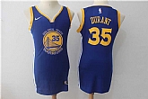 Women Nike Golden State Warriors #35 Kevin Durant Blue Swingman Stitched NBA Jersey,baseball caps,new era cap wholesale,wholesale hats