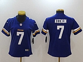 Women Nike Minnesota Vikings #7 Case Keenum Purple Vapor Untouchable Player Limited Jersey,baseball caps,new era cap wholesale,wholesale hats