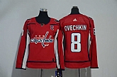 Women Washington Capitals #8 Alexander Ovechkin Red Adidas Stitched Jersey,baseball caps,new era cap wholesale,wholesale hats
