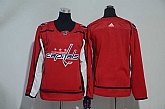 Women Washington Capitals Blank Red Adidas Stitched Jersey,baseball caps,new era cap wholesale,wholesale hats
