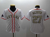 Astros 27 Jose Altuve White Youth 2017 World Series Champions Cool Base Player baseball Jerseys,baseball caps,new era cap wholesale,wholesale hats