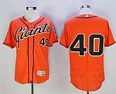 Giants 40 Madison Bumgarner Orange Flexbase baseball Jerseys,baseball caps,new era cap wholesale,wholesale hats