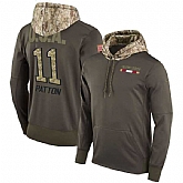 Nike 49ers 11 Quinton Patton Men's Olive Salute To Service Pullover Hoodie,baseball caps,new era cap wholesale,wholesale hats