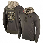 Nike Ravens 58 Elvis Dumervil Men's Olive Salute To Service Pullover Hoodie,baseball caps,new era cap wholesale,wholesale hats