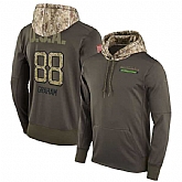 Nike Seahawks 88 Jimmy Graham Men's Olive Salute To Service Pullover Hoodie,baseball caps,new era cap wholesale,wholesale hats
