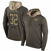 Nike Steelers 32 Franco Harris Men's Olive Salute To Service Pullover Hoodie,baseball caps,new era cap wholesale,wholesale hats