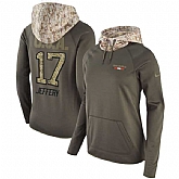 Women Nike Bears 17 Alshon Jeffery Olive Salute To Service Pullover Hoodie,baseball caps,new era cap wholesale,wholesale hats