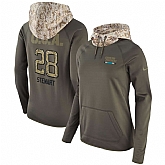 Women Nike Panthers 28 Jonathan Stewart Olive Salute To Service Pullover Hoodie,baseball caps,new era cap wholesale,wholesale hats