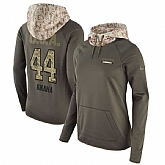 Women Nike Saints 44 Hau'oli Kikaha Olive Salute To Service Pullover Hoodie,baseball caps,new era cap wholesale,wholesale hats