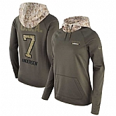 Women Nike Saints 7 Morten Anderson Olive Salute To Service Pullover Hoodie,baseball caps,new era cap wholesale,wholesale hats