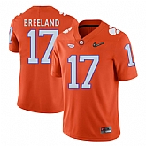 Clemson Tigers #17 Bashaud Breeland Orange With Diamond Logo College Football Jersey DingZhi,baseball caps,new era cap wholesale,wholesale hats