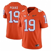 Clemson Tigers #19 Charone Peake Orange With Diamond Logo College Football Jersey DingZhi,baseball caps,new era cap wholesale,wholesale hats