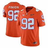 Clemson Tigers #92 Bradley Pinion Orange With Diamond Logo College Football Jersey DingZhi,baseball caps,new era cap wholesale,wholesale hats