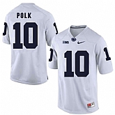 Penn State Nittany Lions #10 Brandon Polk White College Football Jersey DingZhi,baseball caps,new era cap wholesale,wholesale hats
