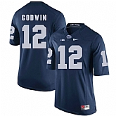 Penn State Nittany Lions #12 Chris Godwin Navy College Football Jersey DingZhi,baseball caps,new era cap wholesale,wholesale hats